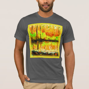 "Lebhafter Sumpfwald" Niedliche Malerei. Jetzt kau T-Shirt