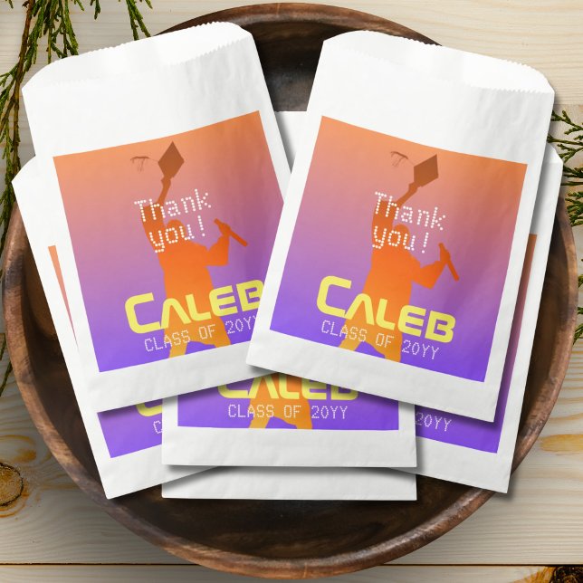 Lebhafter Sunset Modern Tech Abschluss Geschenktütchen (Von Creator hochgeladen)