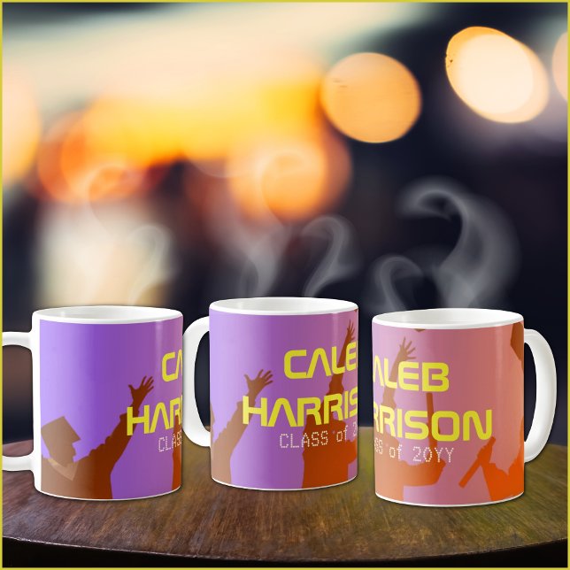 Lebhafter Sunset Modern Tech Abschluss Kaffeetasse (Von Creator hochgeladen)