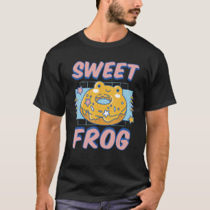 Lebhafter und Niedlicher Frosch T-Shirt
