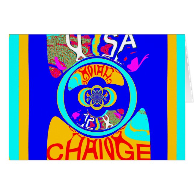 Lebhafter Wandel in den USA: Eine kühne Aussage (Vorderseite (Horizontal))