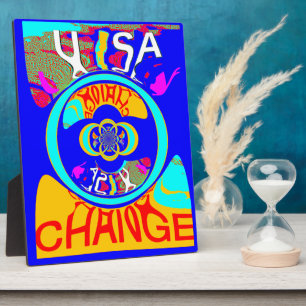 Lebhafter Wandel in den USA: Eine kühne Aussage Fotoplatte