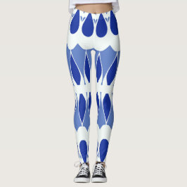 Lebhafter, weißer Klassiker "Ratti_Creative_Arts" Leggings