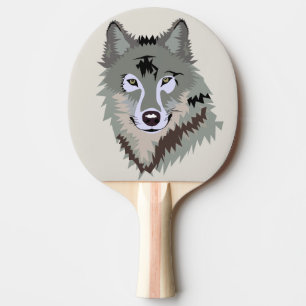 Lebhafter Wolf Tischtennis Schläger