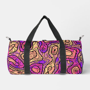 Lebhaftes Abstrakt Duffle Bag