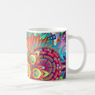 Lebhaftes Abstrakt Kaffeetasse