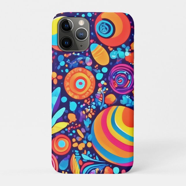 Lebhaftes Abstraktes Blubble-Universum Case-Mate iPhone Hülle (Rückseite)