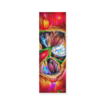 Lebhaftes Abstraktes Tulip Reflections Lesezeichen