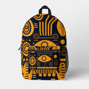 Lebhaftes afrikanisches Muster Bedruckter Rucksack