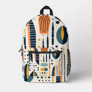 Lebhaftes afrikanisches Muster Bedruckter Rucksack
