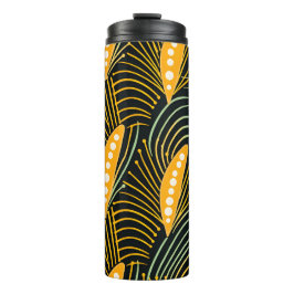 Lebhaftes afrikanisches Muster Thermosbecher