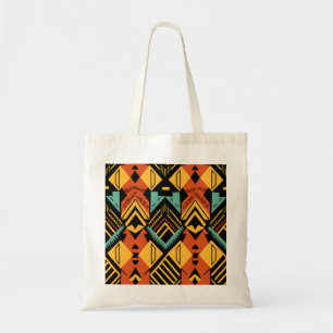 Lebhaftes afrikanisches Muster Tragetasche
