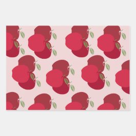Lebhaftes Apple Mark Wrapping Paper für einzigarti Geschenkpapier Set