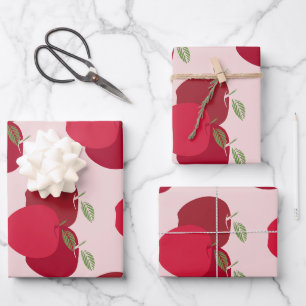 Lebhaftes Apple Mark Wrapping Paper für einzigarti Geschenkpapier Set