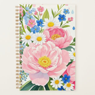 Lebhaftes Aquarellbouquet von Bauern, Molsen Planer