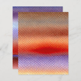 Lebhaftes Autumnal Watercolor Sonnencreen-Papier