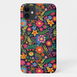 Lebhaftes Beispiel für mexikanische Blume Case-Mate iPhone Hülle