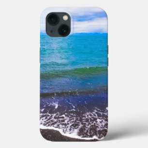 Lebhaftes Blue Ocean Waves iPhone Case