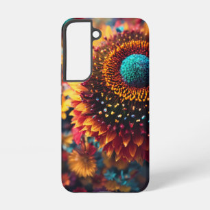 Lebhaftes Blumendesign Samsung Galaxy Hülle