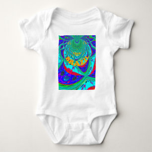 Lebhaftes Blumenmuster: brasilianischer Tribute Ea Baby Strampler