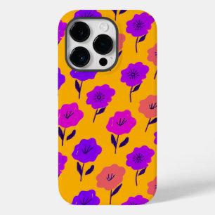 Lebhaftes Blumenmuster Case-Mate iPhone 14 Pro Hülle