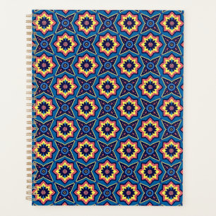 Lebhaftes Boho geometrisches Muster Planer