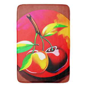 Lebhaftes Cherry Duo Badematte