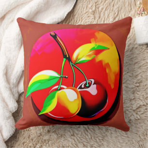 Lebhaftes Cherry Duo Kissen