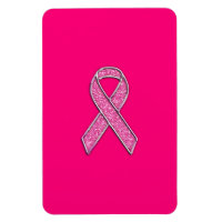 Lebhaftes Chrome Glitzer Stil Rosa Band-Bewusstsei