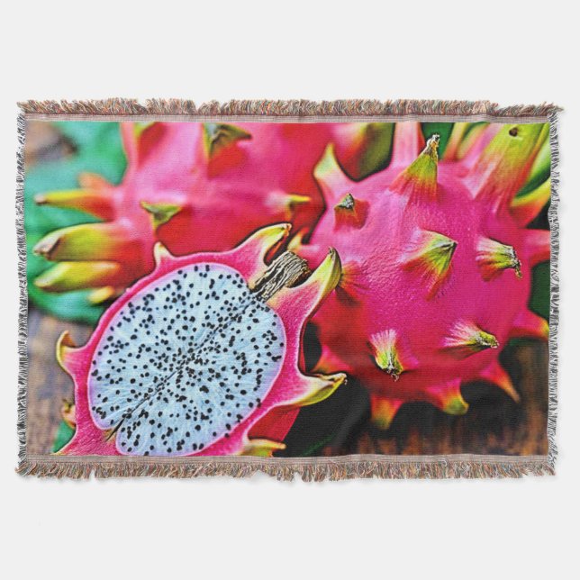 Lebhaftes Dragon Fruit Beauty Design Decke (Vorderseite)