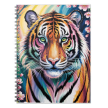 Lebhaftes Fantasy Tiger Portrait | exotisch