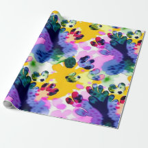 Lebhaftes farbenfroh abstraktes Kunstpapier