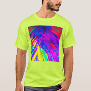 Lebhaftes farbenfrohes Regenbogendesign T-Shirt