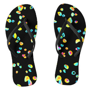 Lebhaftes Farbmuster Flip Flops