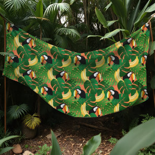 Lebhaftes Fiesta Toucan Tropical Birds Bananas Lea Stoff