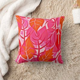 Lebhaftes Foliage Elegance Muster Kissen
