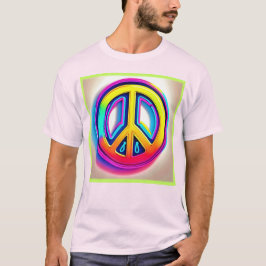 Lebhaftes Friedenswerk T-Shirt