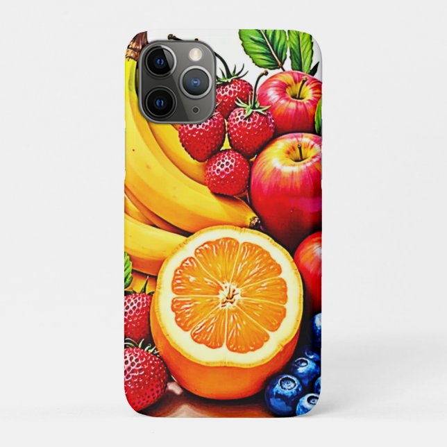 Lebhaftes frisches Obst Case-Mate iPhone Hülle (Rückseite)