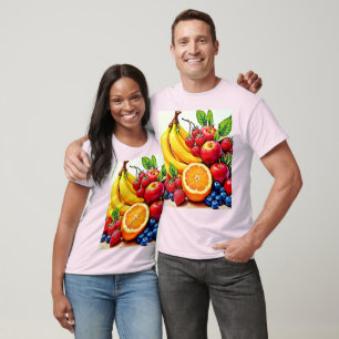 Lebhaftes frisches Obst T-Shirt