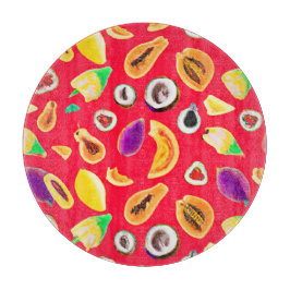 Lebhaftes Fruchtigkeit Delight Pattern Schneidebrett