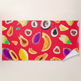 Lebhaftes Fruchtigkeit Delight Pattern Strandtuch