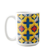 Lebhaftes geometrisches Muster mit fetten Farben