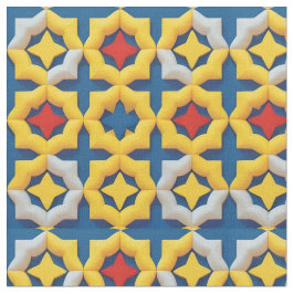 Lebhaftes geometrisches Muster mit fetten Farben Stoff