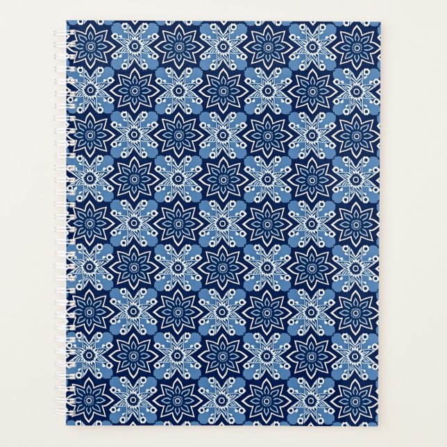 Lebhaftes geometrisches Muster Planer (Vorderseite)