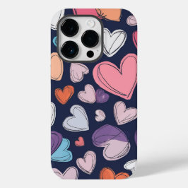 Lebhaftes Herz iPhone Case - Romantische Geschenki