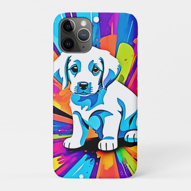 Lebhaftes Hundeschleifwerk Case-Mate iPhone Hülle (Rückseite)