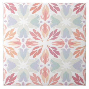 Lebhaftes indisches Art Geometric Muster Fliese