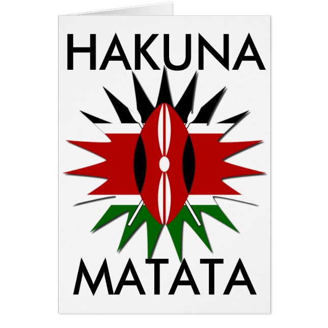 Lebhaftes kenianisches Flaggenmuster: Eine 18-Ster (Vorne)