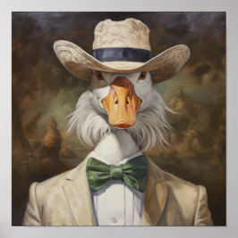 Lebhaftes Kent Duck Poster - Naturlich inspiriert