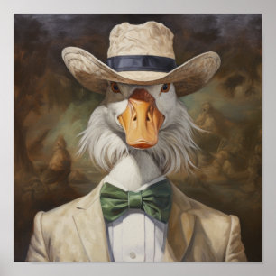 Lebhaftes Kent Duck Poster - Naturlich inspiriert